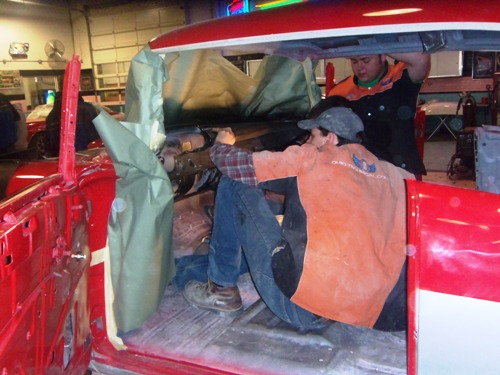 Sanding an Edekbrock 57