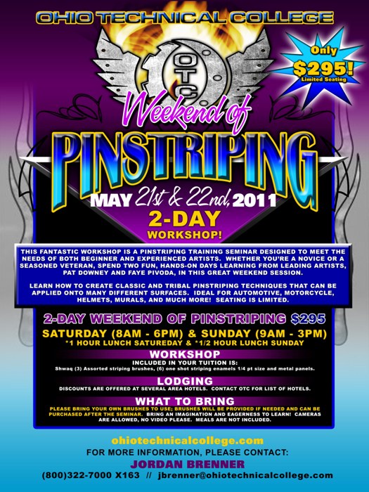 Weekend of Pinstriping