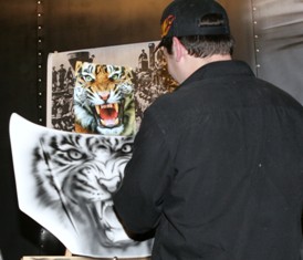 Markham Begins to Paint