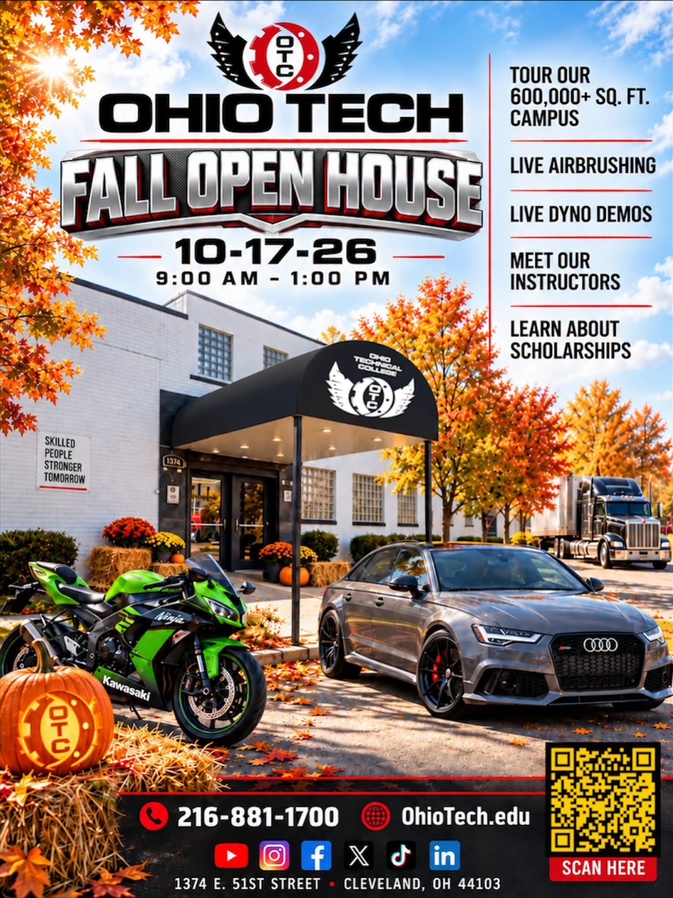 Ohio Tech Fall Open House Flyer